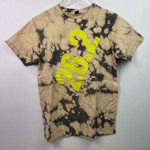 26.2 Marathon Running Runners Sport Acid Wash Tie Dye 100% Cotton T-shirt Medium